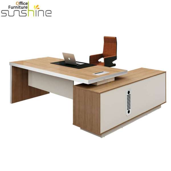 Office furniture guangzhou factory supply executive table desk modern office wood executive desk