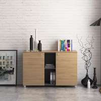 BY Modern office furniture simple design corner filling cabinet staff area use