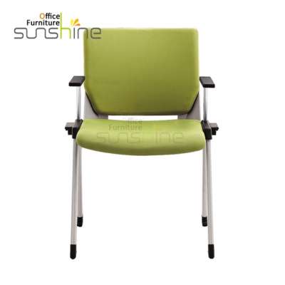 Training room mesh office chair conference chair with adjustable armrest