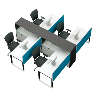 china manufatcturer modular cheap office cubicles 2 4 6 8 workstation