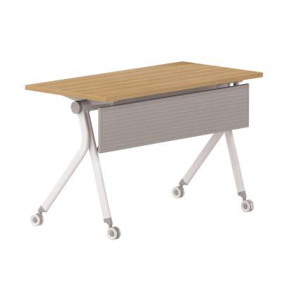 Movable Folding Table High Quality  Office Furniture Fliptop table Boardroom Used School Training Table